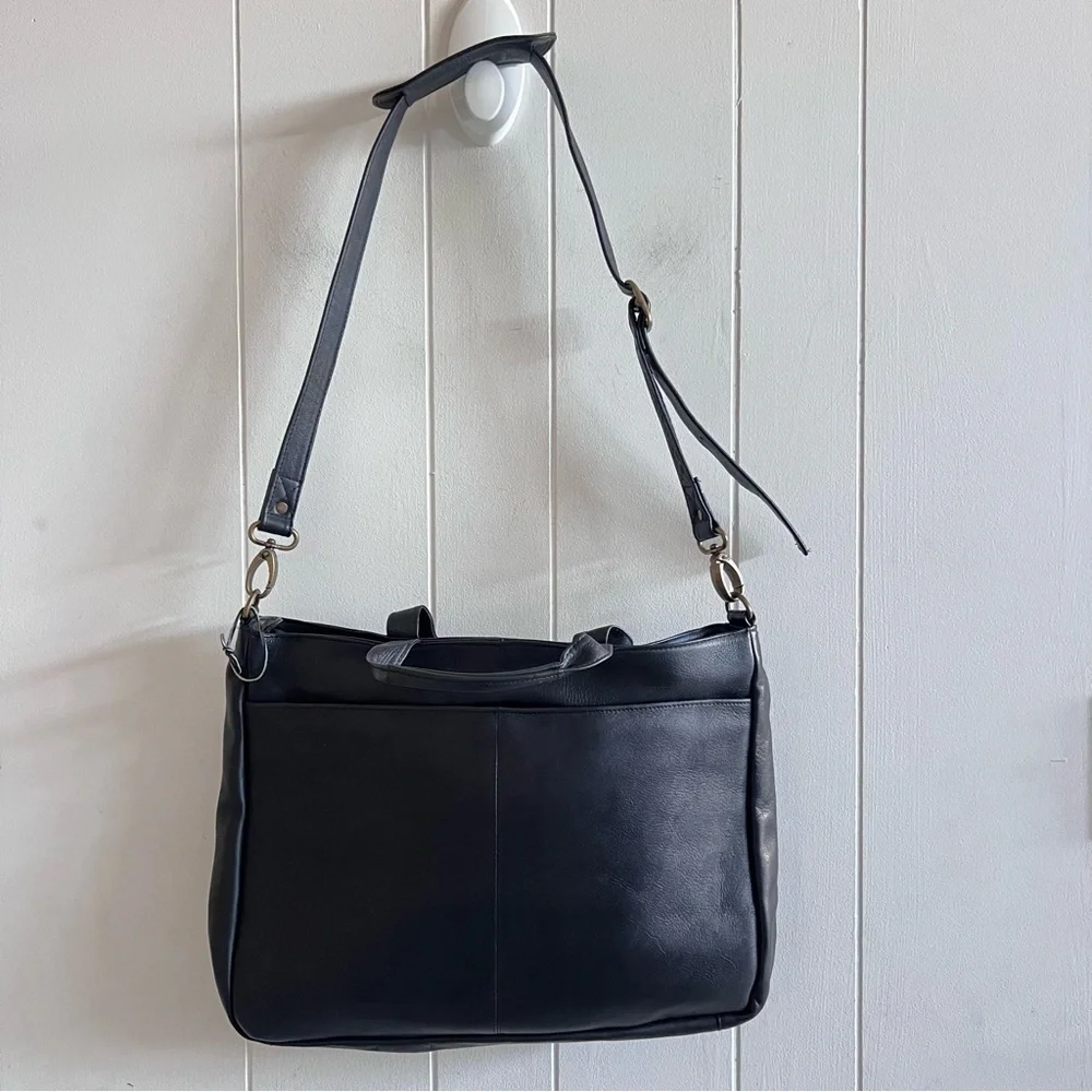 Latico Genuine Leather Laptop Messenger Bag